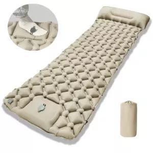 노마드레스트 캠핑 초경량 초소형 에어매트 펌프 내장형 싱글 사이즈