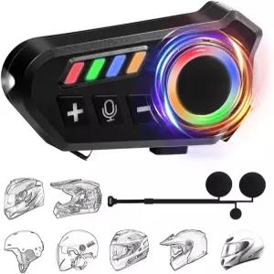 KOQQQ 모터사이클 헬멧 스피커 고배터리 수명 블루투스 헤드폰 하이파이 사운드 통화 음악 컨트롤 지능형