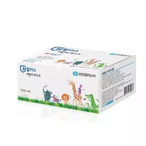 덴탈마스크 유한킴벌리 국내산 일회용 어린이 36매 입가리개