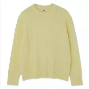 유닛알파카 블랜드 크루넥 케이블 풀오버 UFKKCN418N