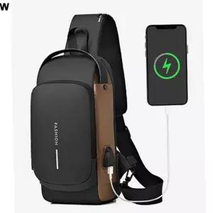 슬링백 USB충전 잠금기능 가방 보조가방 크로스백