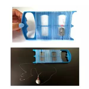 간편 손잡이 줄낚시 세트 자새 손낚시 여름 계곡 어린이 아동 초보 구멍치기 선상 낚시