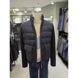 파렌하이트지이크 03 가을 겨울 다크네이비 하이넥 슬리브 니트 점퍼 FLAQAHD53