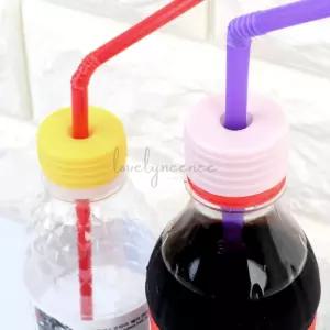 니니마켓 2P 실리콘캡 물병뚜껑 . 빨대뚜껑 물통빨대