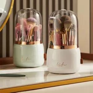 브러쉬 정리함 진열대 홀더  보관함 화장대 소품박스 수납함 메이크업 케이스 브러시 화장품