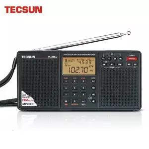 호환  Tecsun PL-398MP DSP 디지털 FMMWLW 단파 라디오ETM ATS DSP 듀얼 스피커 수신기 MP3 플레이어 포함