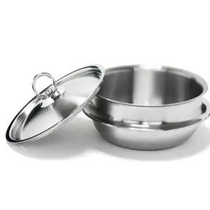 계란찜뚝배기 일품 가마솥 냄비 인덕션 스텐 뚝배기 통5중 16cm