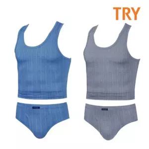 TC_TRY 남성 맥시 퍼블릭 실켓 삼각 런닝팬티세트G01 택1