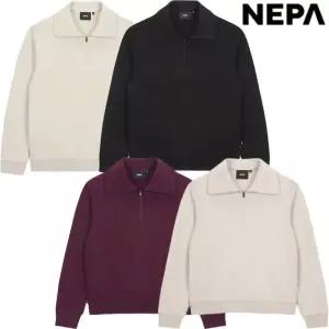 네파남여 겨울 따뜻한 니트 스웨터 하프 집업티셔츠 7K75462_7K85462