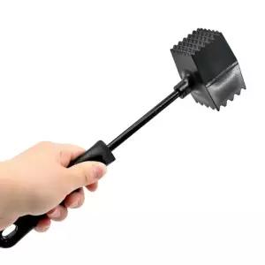 고기 조리 도구 모양 잡는 미트 해머 돈까스 망치 야채 다지기 기구 블랙