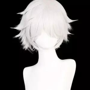 패션용 인모염색가발 파티행사 숏컷 스타일 헤어가발 독특한 디자인