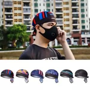 여름 두건 바이크 자전거 모자 헤어 턱받이