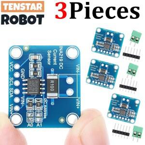 TENSTAR 3개 INA219 모듈 레드블루 보드 DIY 3V-5V IIC I2C MCU-219 양방향 전류 전원 공급 모니터링 센서