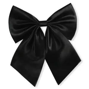 여성용 리본타이 교복 촬영 목편안 성인용 넥타이 검정색 장시간 착용 가능