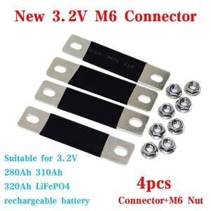 EVE 구리 버스 바 커넥터 배터리 LiFePO4 CATL 3.2V Lifepo4 M6 나사 280Ah 310Ah 1-4 개