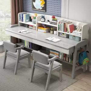 쌍둥이책상 2인용 부부 커플 단테이블 책상 사무실 침실