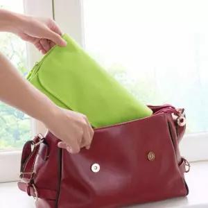 휴대용 세면도구 보관함 캐리어 걸이형 트래블 파우치 그린 색상 여행 필수 아이템