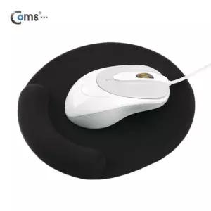 마우스 770SSO75 패드 손목보호형 원형 Black 젤형 겔형