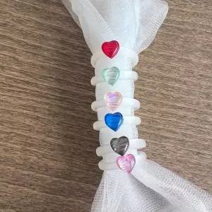 [셀러허브]하트 오로라 그라데이션 펄 행운 럭키 그리너리 아크릴 호마이카 국내제작 반지 (S35131006)