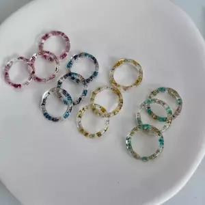 [셀러허브] 물결 국내제작 호마이카 생화 꽃 반지 링 소품샵 기본 (S35131054)