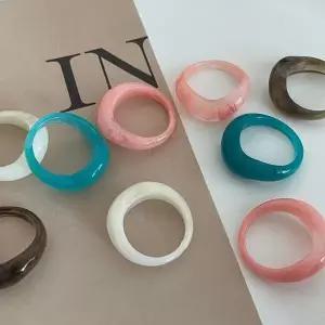 [셀러허브]호마이카 반지 고급 마블 반지 링 소품샵 데일리 우정 오픈형 (S35130717)