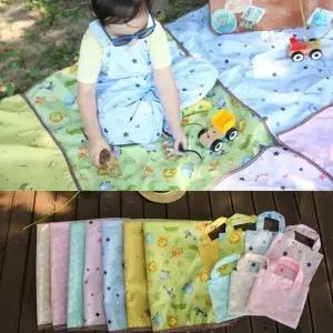 아동용 방수 휴대용 돗자리(보관가방)