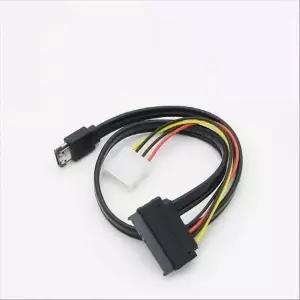 SATA 133NIO26 데이터 전원 변환 케이블 eSATA M IDE 4P M 50c