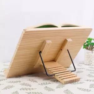 책 받침대 우드 각도 조절 1단 대형 독서대 39x28