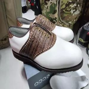 풋조이 클래식 골프화 스파이크리스 280싸이즈 가죽