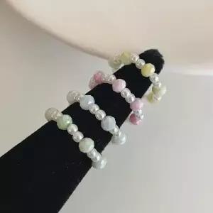 [셀러허브]비즈 여름 컬러 반지 링 우레탄 레이어드 데일리 포인트 소품샵 플리마켓 프리마 (S39909939)