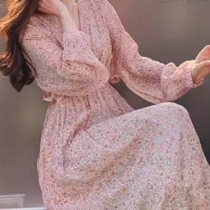 바캉스원피스 여성 쉬폰 롱원피스 여름 하객룩 바캉스 원피스