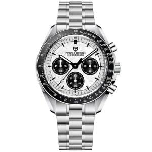 [미국배송] 파가니 디자인 1701 V3 남성 크로노그래프 쿼츠 다이얼 40MM VK63 무브먼트 스테인리스 스틸 미러 사파이어 시계 100미터 방수 스포츠