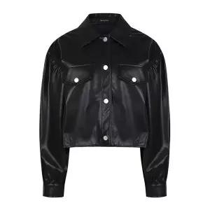 [레코브] 셔링 소매 레더 자켓(LG61D3JK502X)