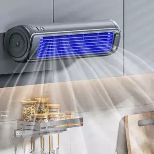 날개없는 벽걸이선풍기 미니 화장실 선풍기 무타공 주방 무선