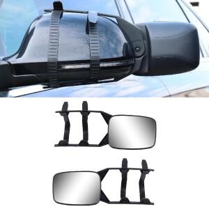 범용 견인 거울 조정 가능 캐러밴 트레일러 자동차 후면보기 미러 볼록 와이드 엔젤 안전 운반 확장