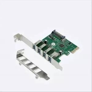 PCI-E 779ZOC90 to USB 3.0 4포트 카드 SATA 전원 연결 VL805