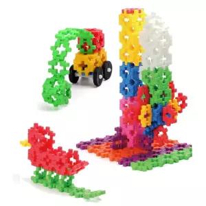 키즈카페 창의력 공간 놀이 사각 블럭 십자블럭 조립완구 어린이 사각블럭 집중력 딸