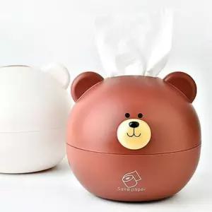 곰 두루마리 휴지 케이스
