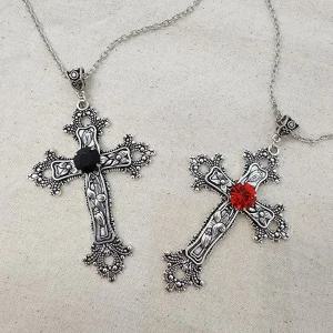 엔틱 십자가 목걸이
