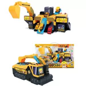 뽀로로 굴착기 트럭 중장비 장난감 아이완구 역할놀이 크레인 지게차 남아완구 불도저