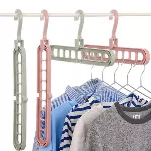 가로세로 옷걸이 9홀 접이식 행거 옷장정리 SW04011