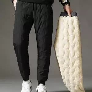 남성 허리밴딩 겨울 패딩바지 따뜻한 조거팬츠_20530339_667501