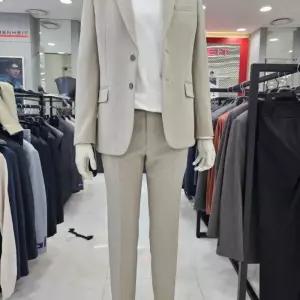 파렌하이트지이크 베이지 콤비 슬림 정장 세트 FKFAA42310_SC