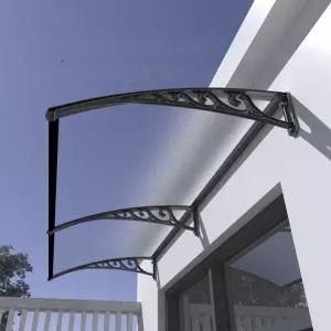 투명 렉산 지붕 차양막 발코니 빗물받이 방수 캐노피 테라스 데크 빗물