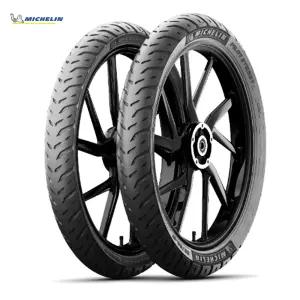 미쉐린 파일럿 스트리트2 90/80-17 혼다 슈퍼커브110 커브 C125 앞 뒤 타이어 CUB125 90-80-17 광폭타이어 프론트 리어