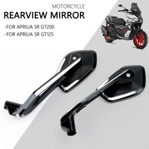 Aprilia 호환 SRGT200 바이크 오토바이 백미러 액세서리 SR GT 200 측면 CNC SRGT125 125 용