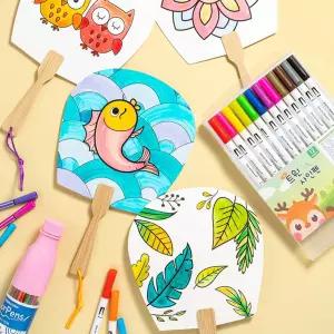 여름 종이부채 평부채만들기 추석 전통부채 모음