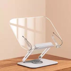 투명 독서대 회전형 높이조절 책거치대 DD-13039