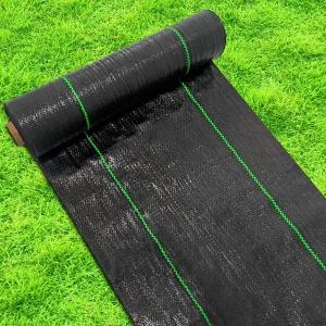그로우에코 잡초 차단 조경 원단 헤비 듀티 3.2온스 프리미엄 가든 그라운드 커버 1.4피트 X 50피트 매트