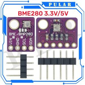 PULAR BME280 5V 3.3V 디지털 Modbus 습도 센서 쓰레기통 압력 I2C SPI 1.8V 온도 기압 모듈 가속도계